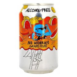 Lervig No Worries Grapefruit Alkoholfrei 0.5% Vol. 24 x 33cl Dose - Pepillo