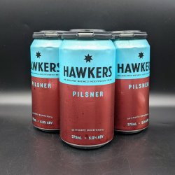 Hawkers Pilsner Can 4pk - Saccharomyces Beer Cafe