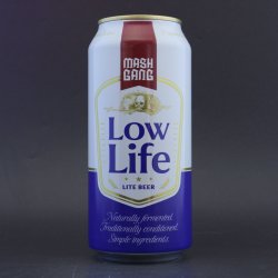 Mash Gang - Low Life - 0.5% (440ml) - Ghost Whale