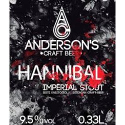 Hannibal, Anderson’s Craft Beer - Nisha Craft