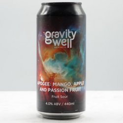 Gravity Well Brewing Co Apogee: Mango, Apple & Passion Fruit