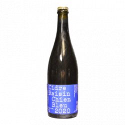 Chien Bleu Chien Bleu - Cidre Raisin 2020 - 7.6% - 75cl - Bte - La Mise en Bière