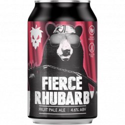 Fierce Rhubarb Fruit Pale Ale 330ml Can - Gluten Free - Fountainhall Wines