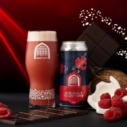 Vault City - Raspberry Dark Chocolate Coconut Clusters - Sour - Ben’s Bottles