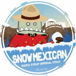 Snow Mexican  Maple Imperial Stout, Behemoth Brewing Company - Nisha Craft