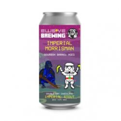 Elusive x Emperor’s Brewery collab: Bourbon Barrel Aged Imperial Morrisman 440ml Can Best Before End: MAY 2024 - Kay Gee’s Off Licence