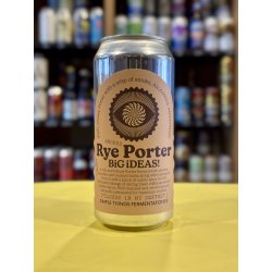 Simple Things Fermentations Smoked Rye Porter - Big Ideas Series 02