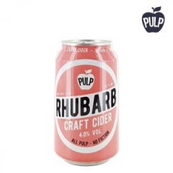 Pulp Rhubarb Craft Cider 33 Cl. (lattina) (Gluten Free) - 1001Birre