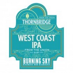 Thornbridge Brewery West Coast IPA Thornbridge Brewery West Coast IPA