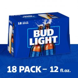 Bud Light Beer 18 pack 12 oz. Bottle - Petite Cellars