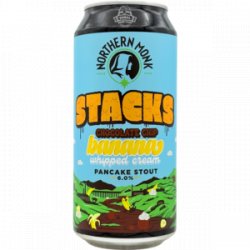 Northern Monk – STACKS  CHOCOLATE CHIP, BANANA & WHIPPED CREAM  PANCAKE STOUT - Rebel Beer Cans