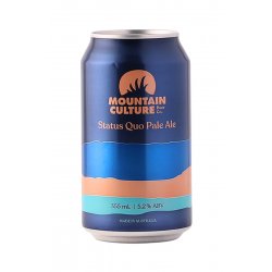 Mountain Culture Status Quo Pale Ale - Temple Cellars