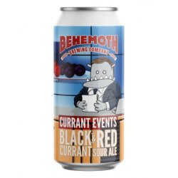 Behemoth Currant Events Black & Red Currant Sour Ale 440ml BB 280323 - The Beer Cellar