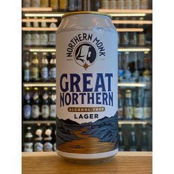 Northern Monk  Great Northern Lager  Alcohol Free Lager   Last Chance! BBF 090724 - Clapton Craft