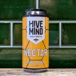 Hive Mind Mead & Brew Co Nectar Honey Pilsner Hive Mind Mead & Brew Co Nectar Honey Pilsner