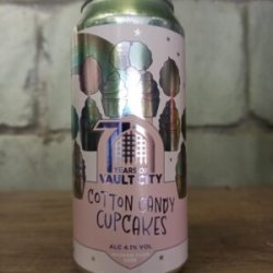 Vault City Brewing Cotton Candy Cupcakes