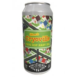 Brothers Beer Cryoville Hazy IPA 440ml BB 210423 - The Beer Cellar