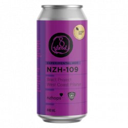 8 Wired Bract Project NZH-109 West Coast Pilsner 440mL - The Hamilton Beer & Wine Co