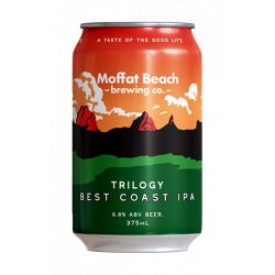 Moffat Beach Brewing Trilogy Best Coast IPA 375ml BB 210424 - The Beer Cellar