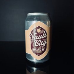 Vault City Brewing Peach Ice Tea Table Sour