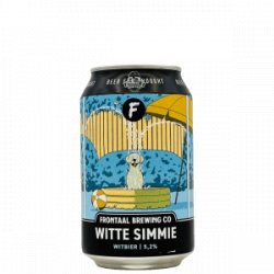 Frontaal – Witte Simmie - Rebel Beer Cans