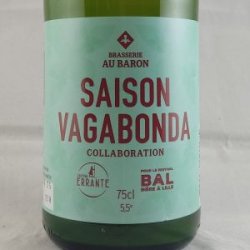 Saison Farmhouse Ale Saison Vagabonda - Gedeelde Vreugde