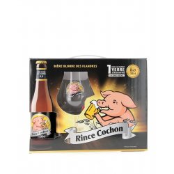 COFFRET - Rince Cochon - 3 X 33 cl + 1 Verre - Label’Cave Agneaux