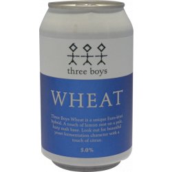 Three Boys Wheat 330ml - The Beer Cellar