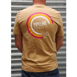 Pipeline Short Sleeve T-shirt - Brown - Pipeline Brewing Co