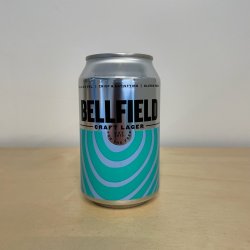 Bellfield Craft Lager (330ml Can) - Leith Bottle Shop