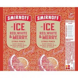 Smirnoff Ice Red, White & Merry Citrus  Punch