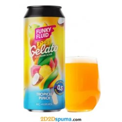 Funky Fluid Free Gelato: Tropical Punch