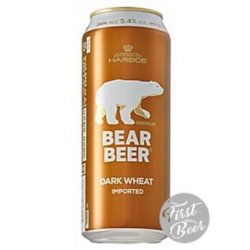 Bia Gấu Bear Beer Dark Wheat 5,4% – Lon 500ml – Thùng 24 Lon - First Beer – Bia Nhập Khẩu Giá Sỉ