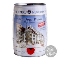 Bia HB Munchner Weisse 5.1% – Bom 5 Lit - First Beer – Bia Nhập Khẩu Giá Sỉ