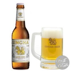 Bia Singha 5% – Chai 330ml – Thùng 24 Chai - First Beer – Bia Nhập Khẩu Giá Sỉ