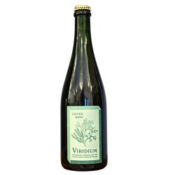 Jester King Viridium Foraged Spon with Toasted Yaupon, Juniper, and Rosemary. 750ml (4.9%) - Indiebeer