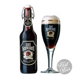 Bia Schwaben Bräu Das Schwarze 4.9% – Chai 500ml – Thùng 20 Chai - First Beer – Bia Nhập Khẩu Giá Sỉ