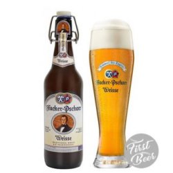 Bia Hacker Pschorr Weisse 5,5% – Chai 500ml – Thùng 18 Chai - First Beer – Bia Nhập Khẩu Giá Sỉ