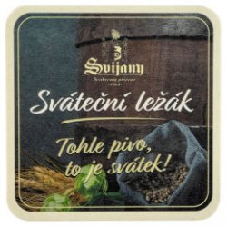 Beer Mat Svijany Sváteční ležák - Pivana CZ