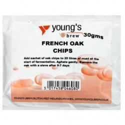 French Oak Chips - 30g - Brewbitz Homebrew Shop