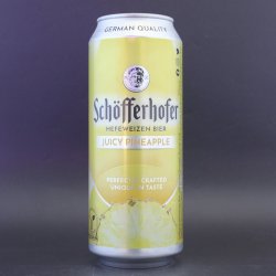 Schöfferhofer - Pineapple Radler - 2.5% (500ml) - Ghost Whale