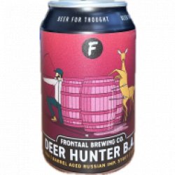 Frontaal Deer Hunter B.A.- BA Russian Imperial Stout - Speciaalbierkoning