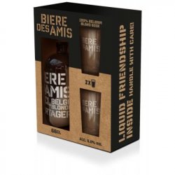 Bière Des Amis geschenk 1x66cl + 2 glazen - Prik&Tik