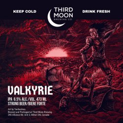 Hazy IPA - 4-pk of Valkyrie 473mL cans - Third Moon Brewing