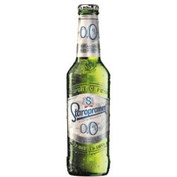 Staropramen 0.0%  Alcohol Free Lager, 330ml - The Alcohol Free Co