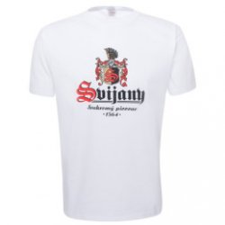 Svijany T-Shirt White Brewery Logo - Pivana CZ