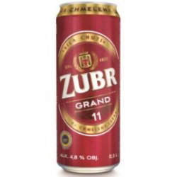 Zubr Grand Pale Lager 4x Hopped 500ml - Pivana CZ