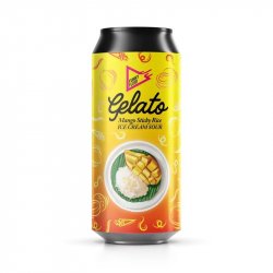 Funky Fluid Gelato: Mango Sticky Rice Funky Fluid Gelato: Mango Sticky Rice
