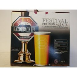 Festival Razorback IPA Premium Ale Kit - waterintobeer