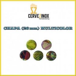 Chapa (26 mm) Multicolor - Cervezinox